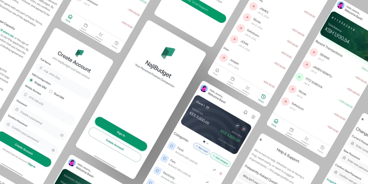 NajiBudget Services Website