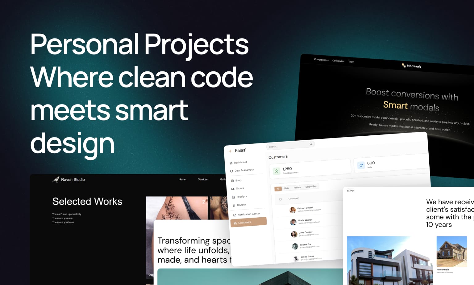 Showcase Projects project screenshot