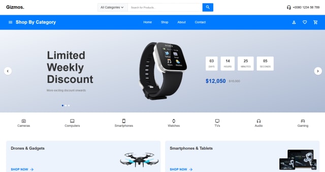 Product page design