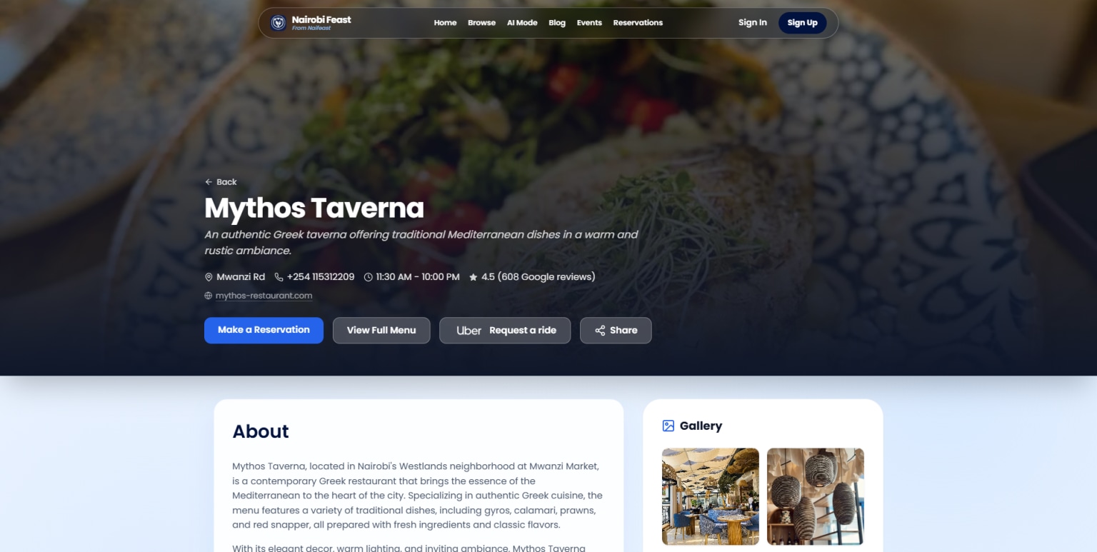 Team page design